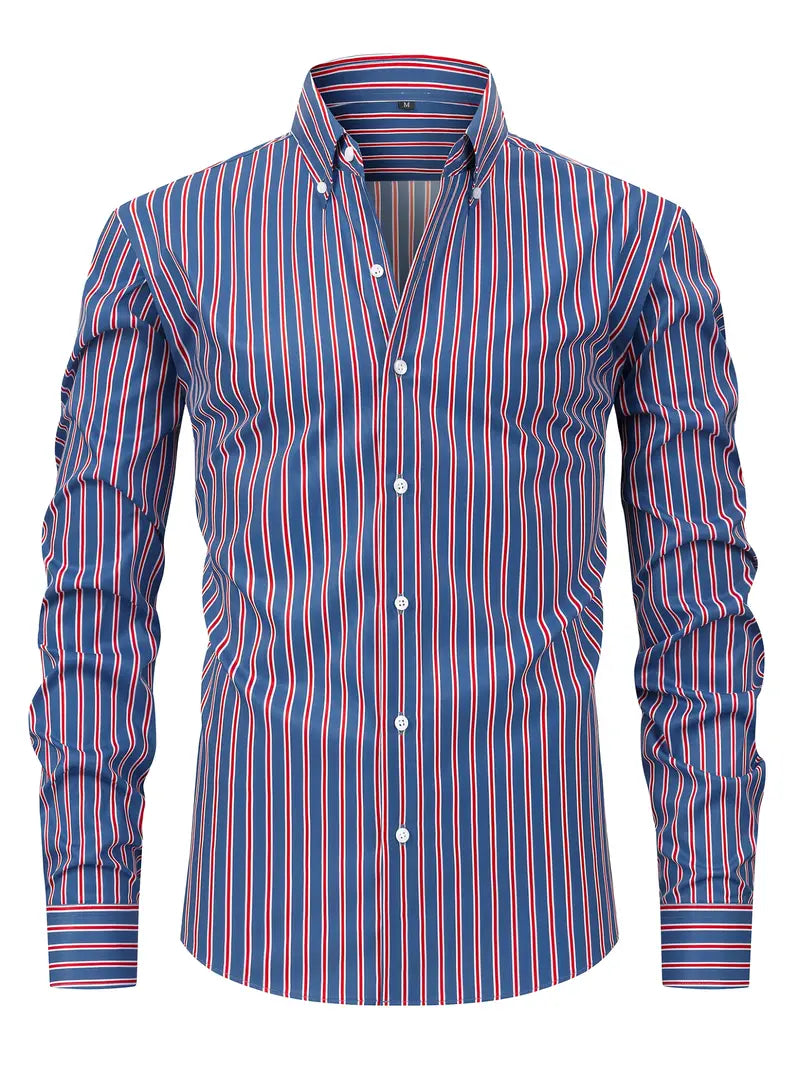 Bruce - Chic Striped Shirt