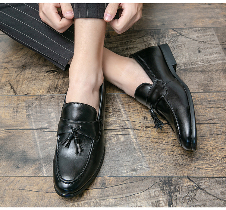 Alessio Tassel Loafers – Classic Moc Toe – Slip-On Style