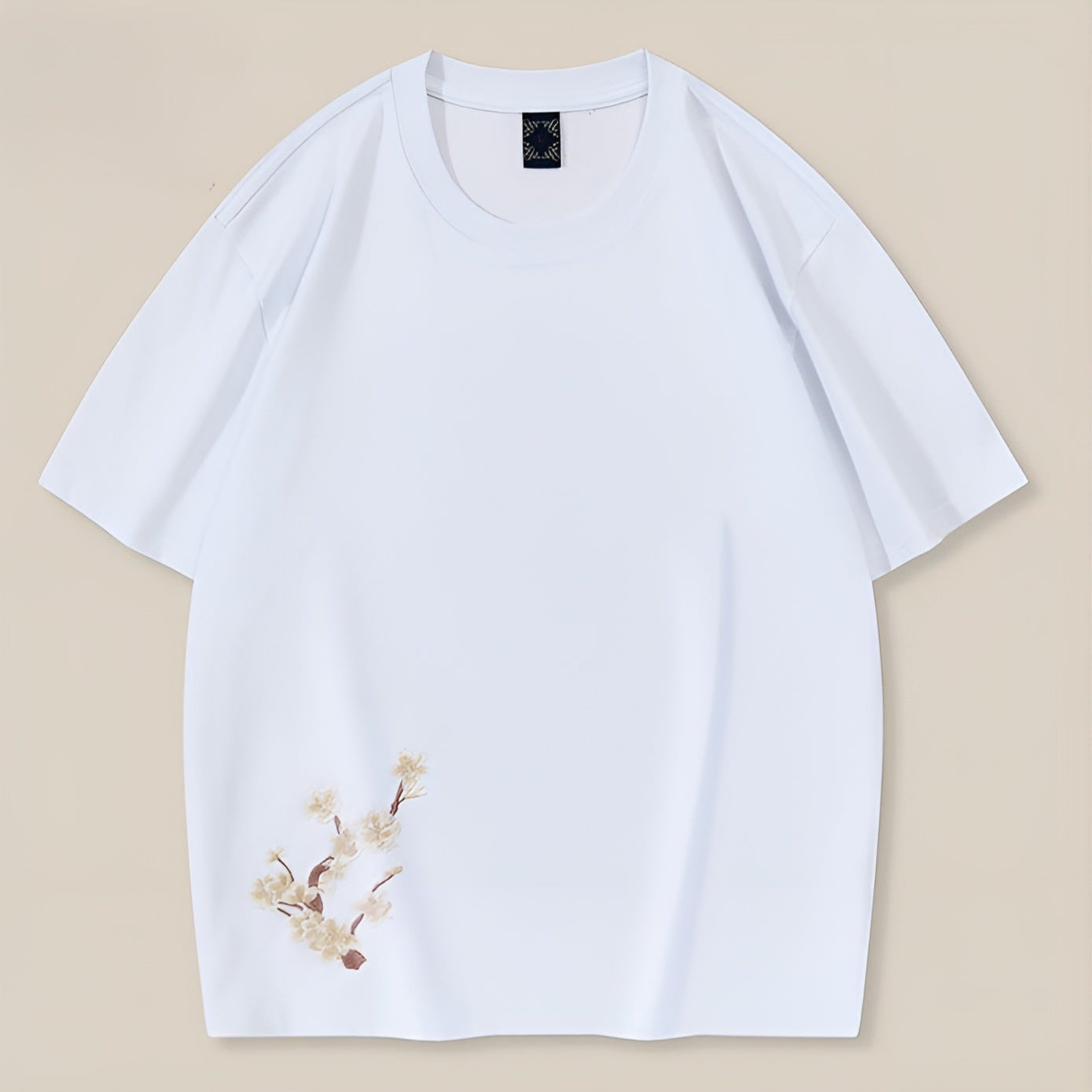 Sakura Embroidered T-Shirt