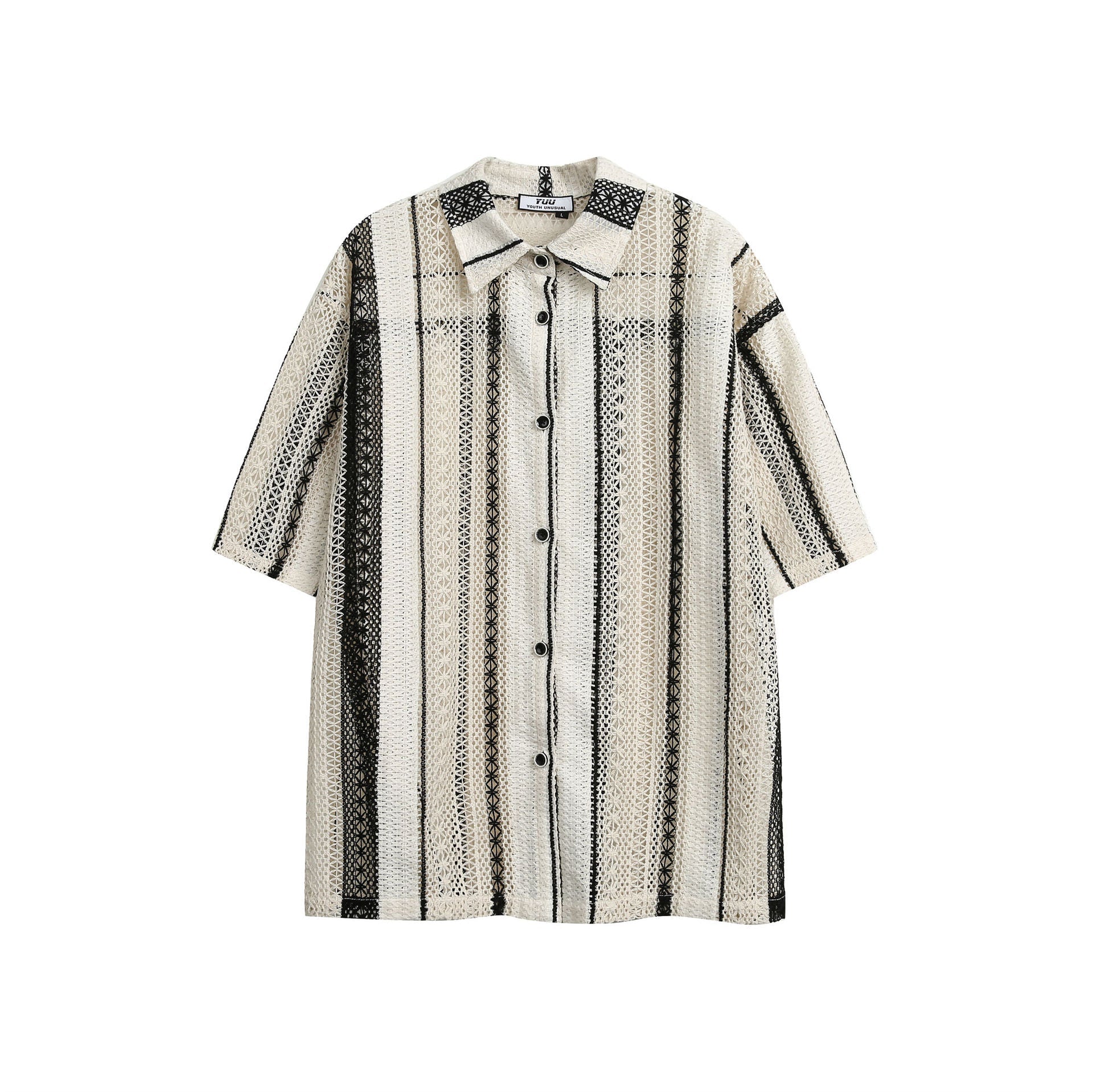 Noir Honeycomb Blouse