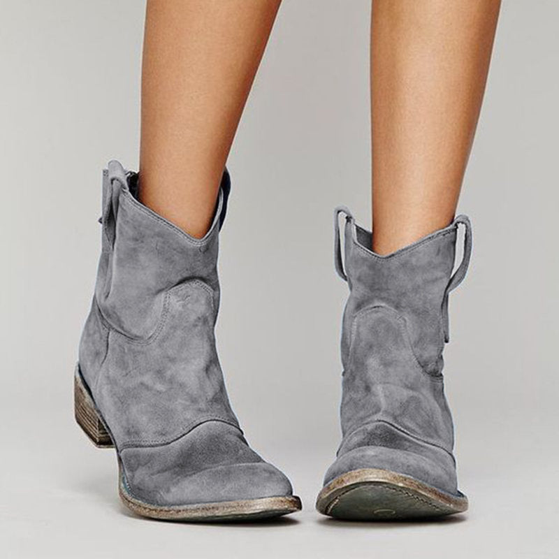 Carlotta - Suede Ankle Boots
