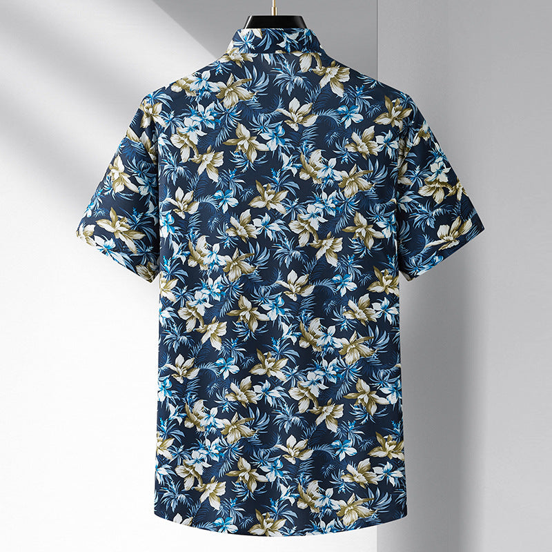 Hibiscus Button Up Shirt