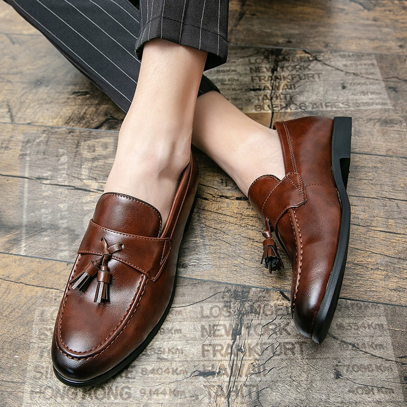 Alessio Tassel Loafers – Classic Moc Toe – Slip-On Style
