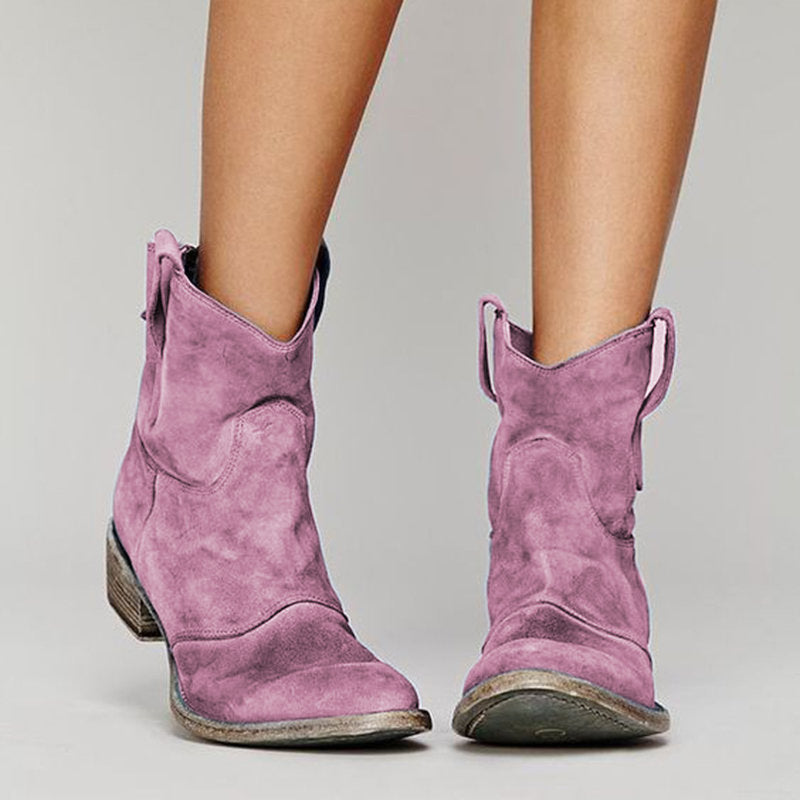 Carlotta - Suede Ankle Boots