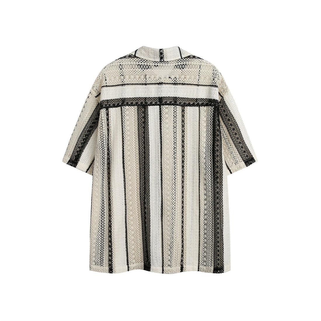 Noir Honeycomb Blouse