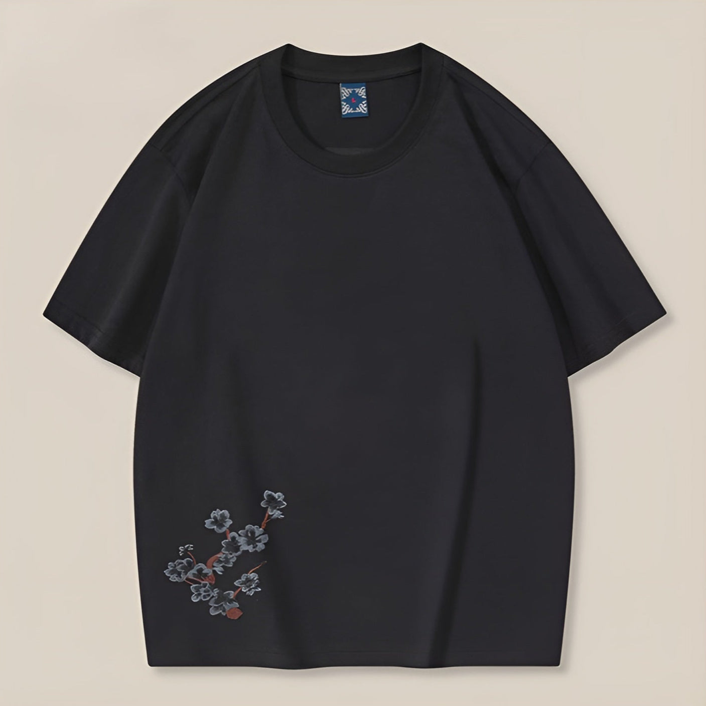 Sakura Embroidered T-Shirt