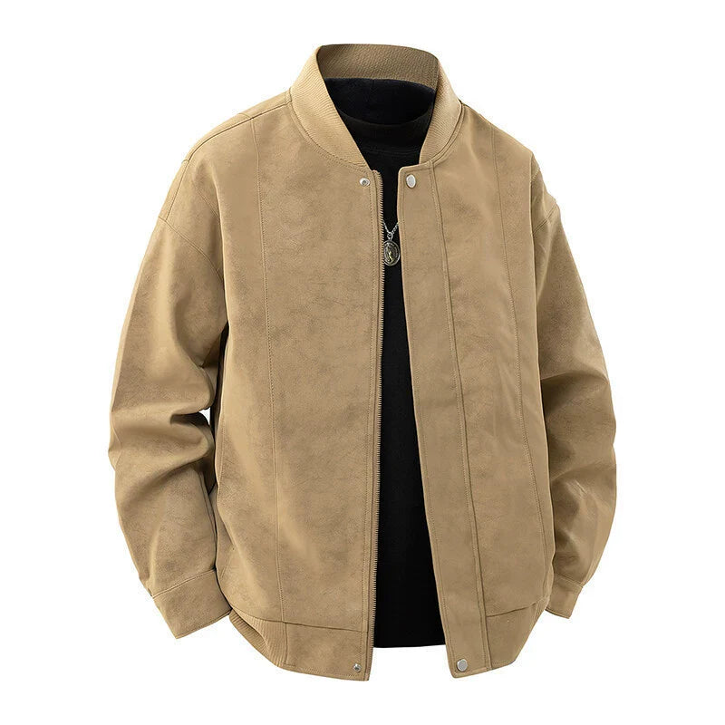 Rowan Men's Bomber Jacket – Lightweight Fit – Snap-Front Detail