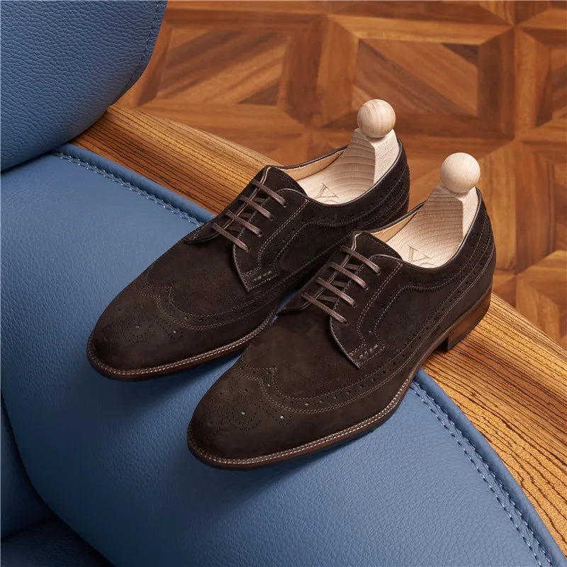 Román Suede Brogues