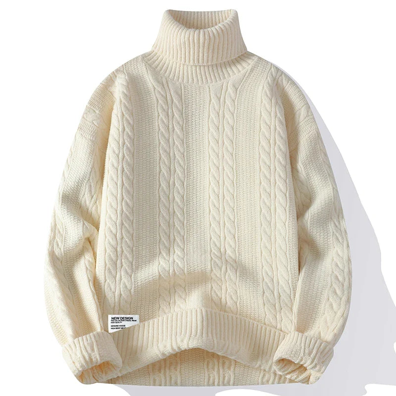 Cable-Knit Turtleneck