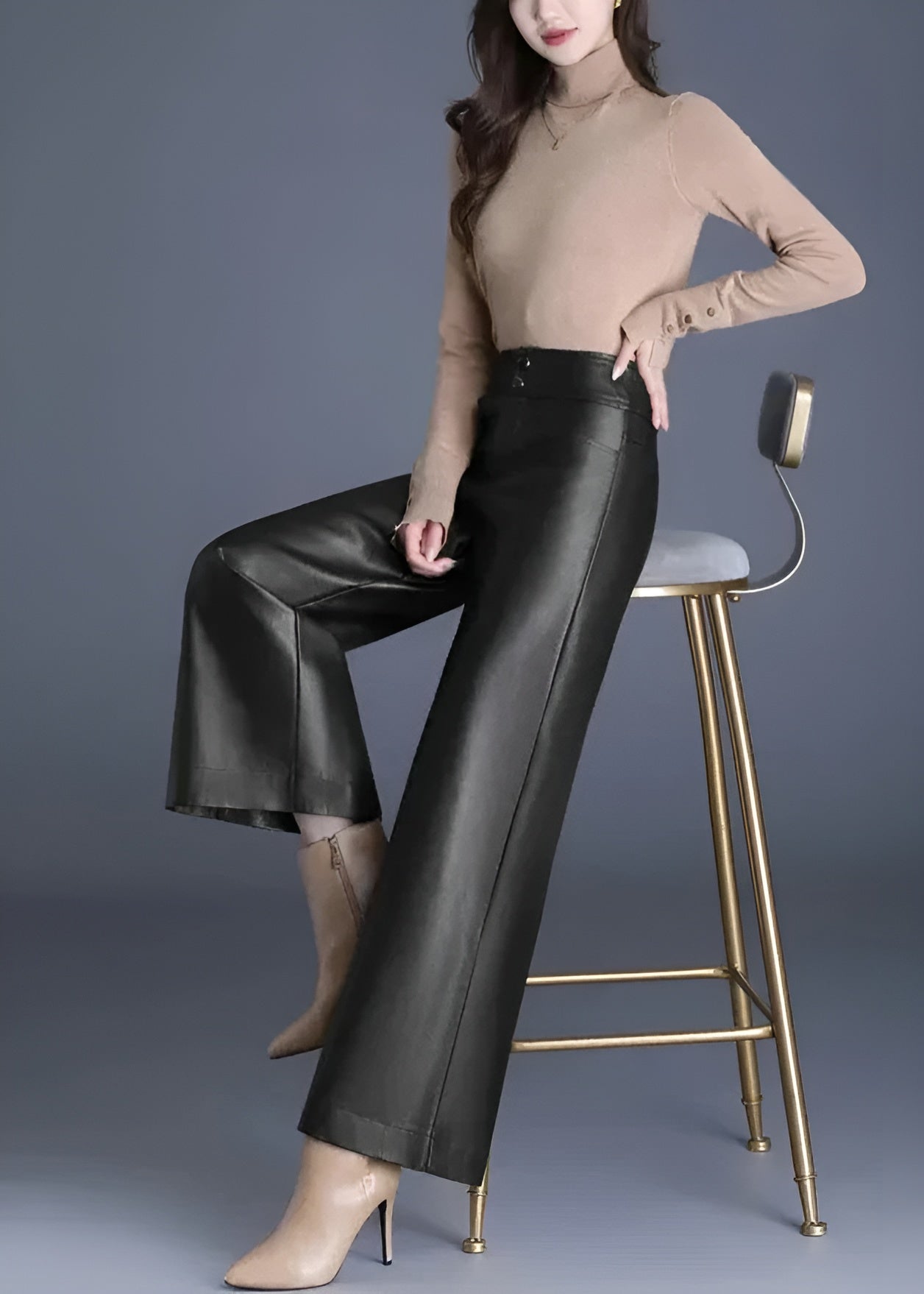 High Rise Flared Pants