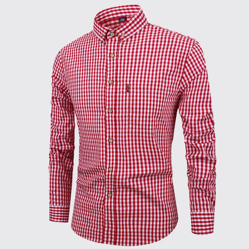Jeff - Elegant Plaid Shirt