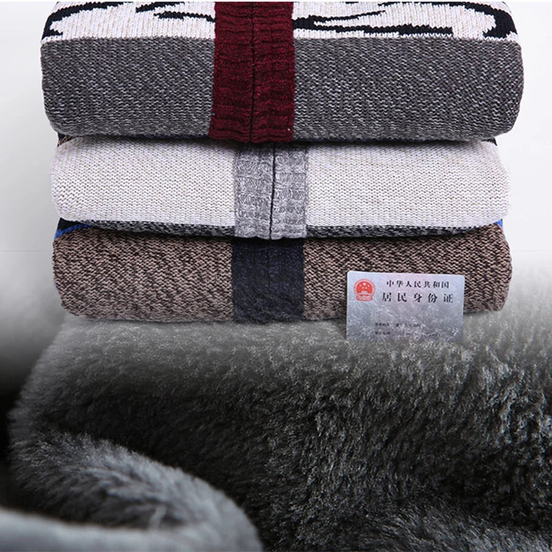 Color-Block Wool Cardigan