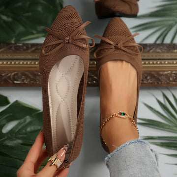 Bow-Knit Flats