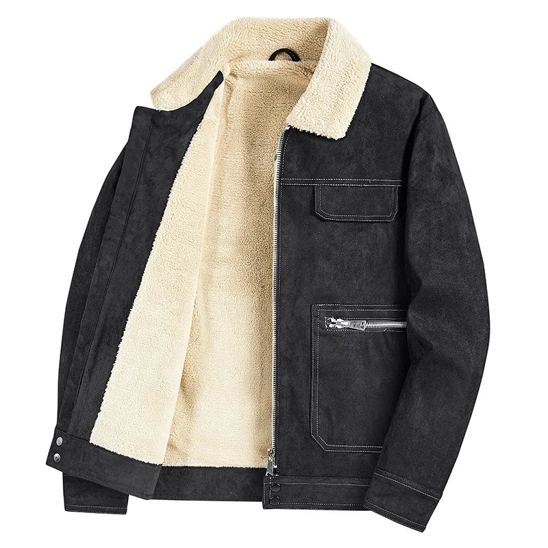 Basin Suede Trucker Jacket