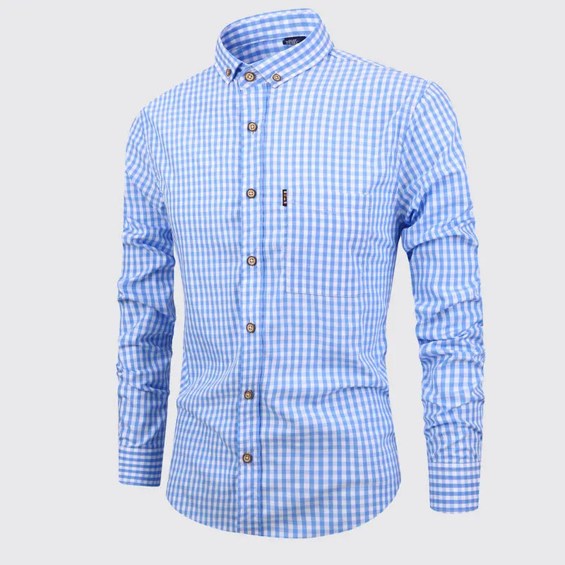 Jeff - Elegant Plaid Shirt