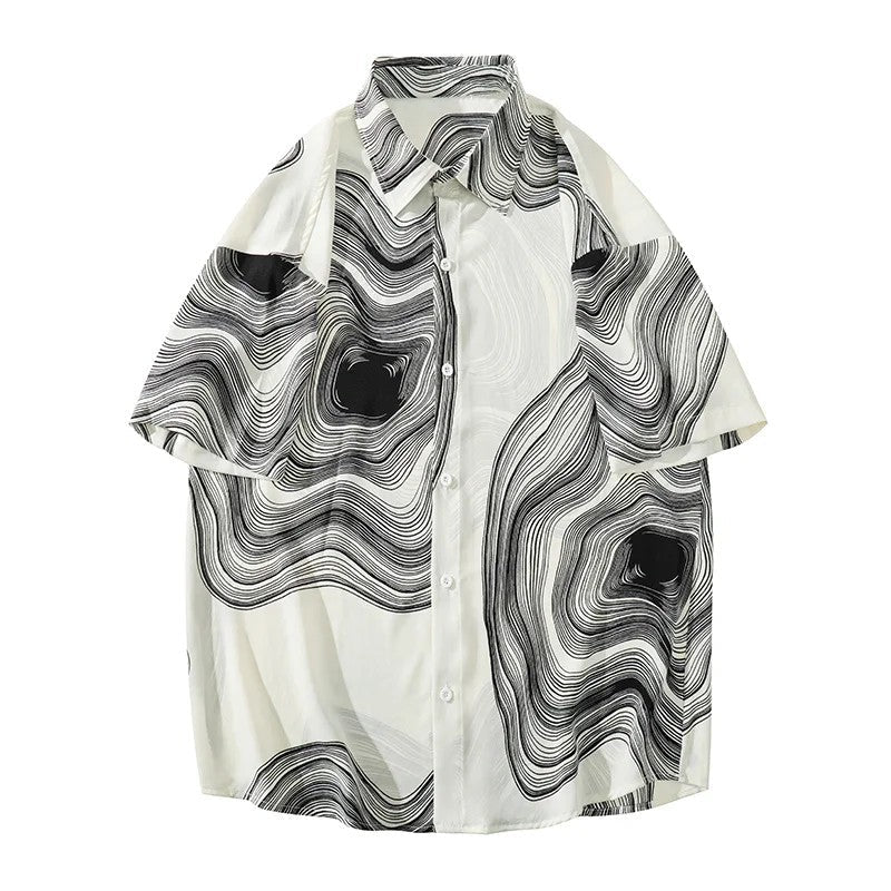 Monochrome Ripple Shirt