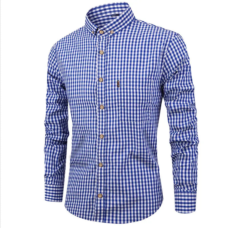 Jeff - Elegant Plaid Shirt
