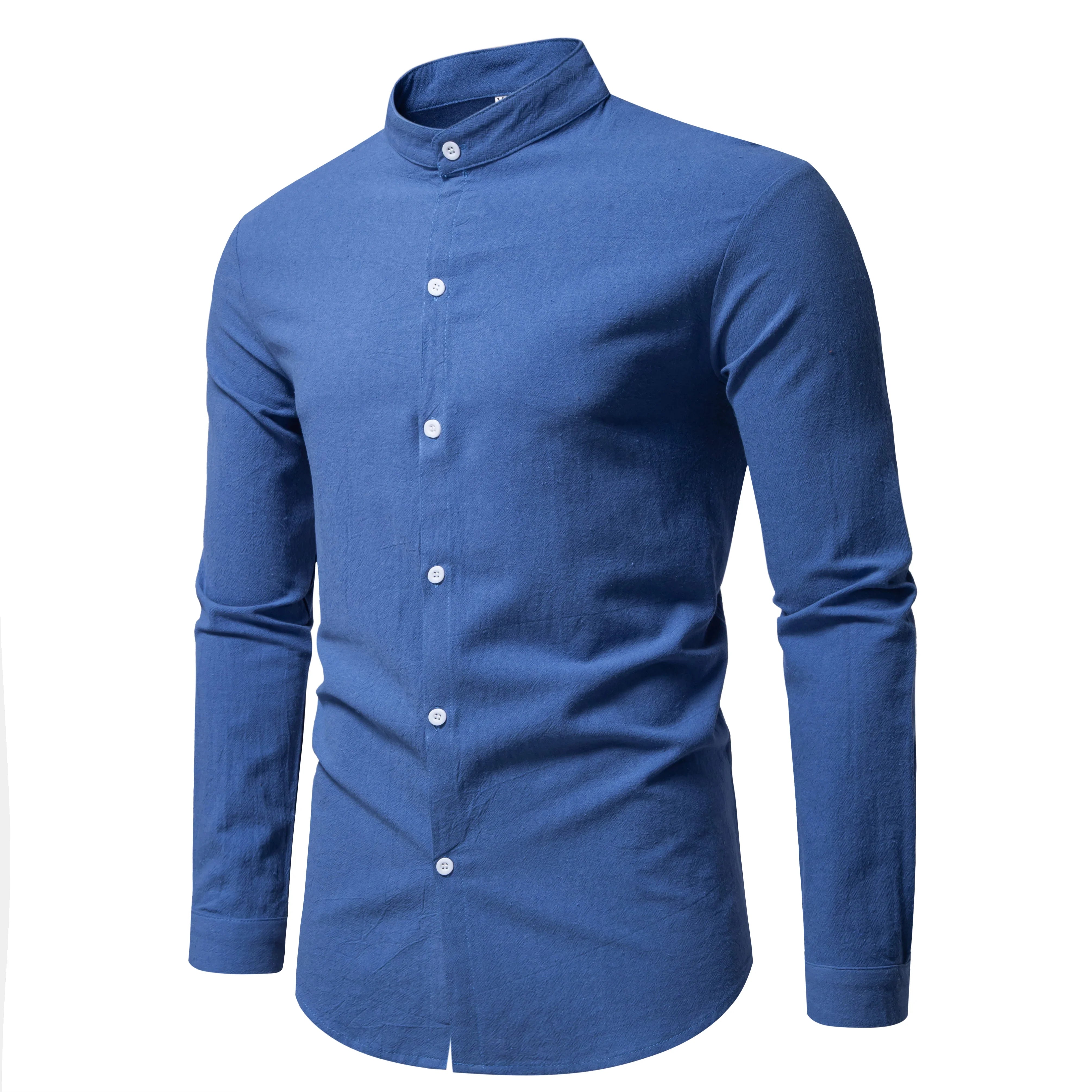 Nate - Stand Collar Shirt