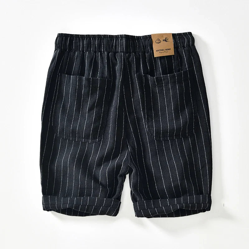 Coastline Cotton Linen Shorts