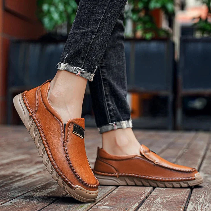 Riverstone - Leather Moccasins