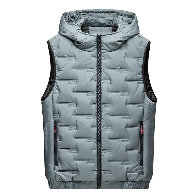 Embossed Down Vest