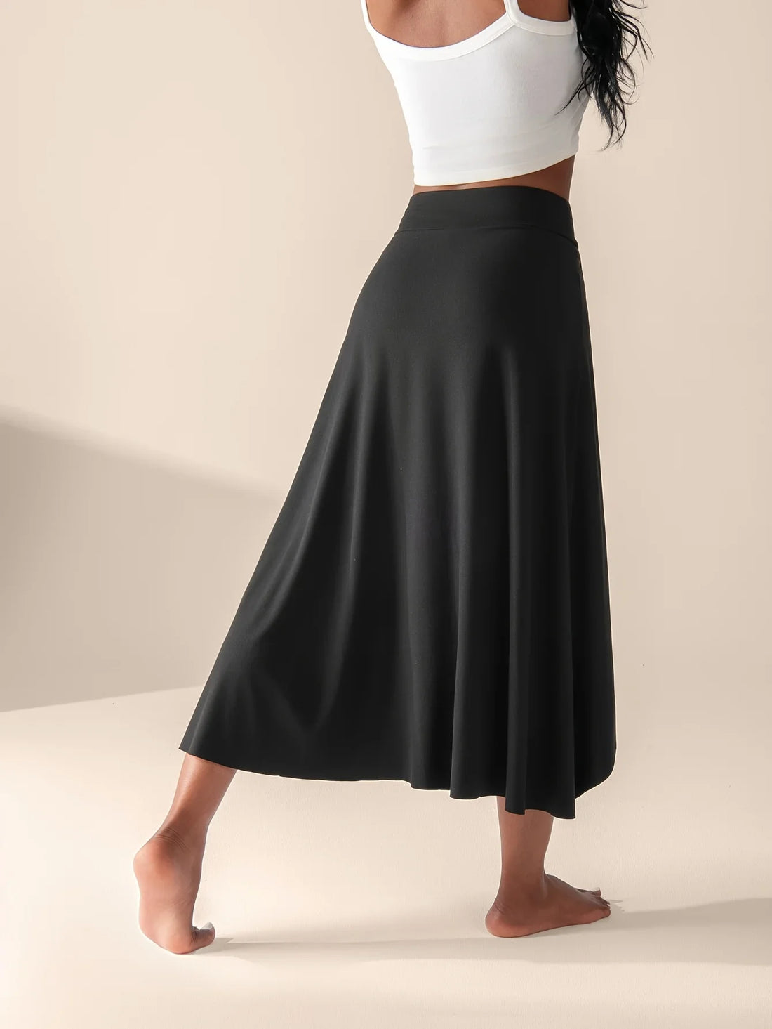 Movement Flared Wrap Skirt