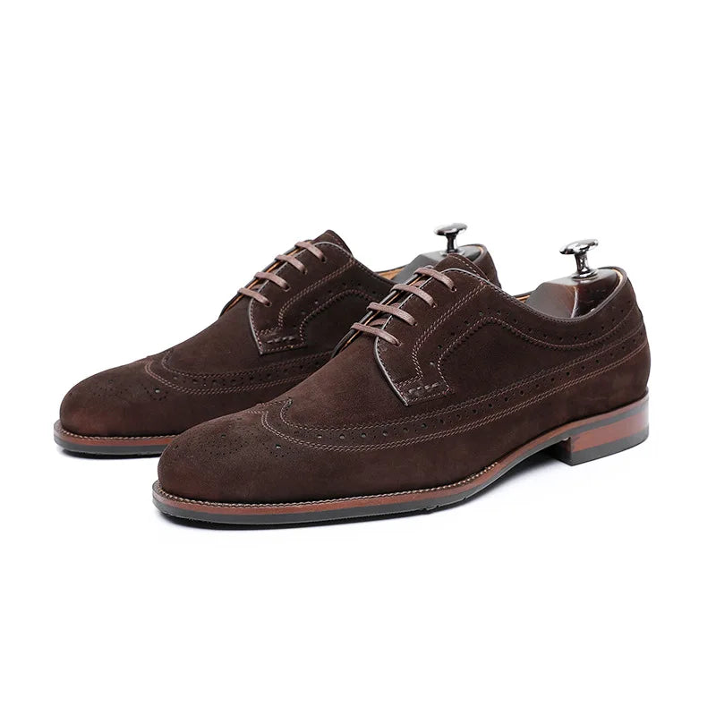 Román Suede Brogues