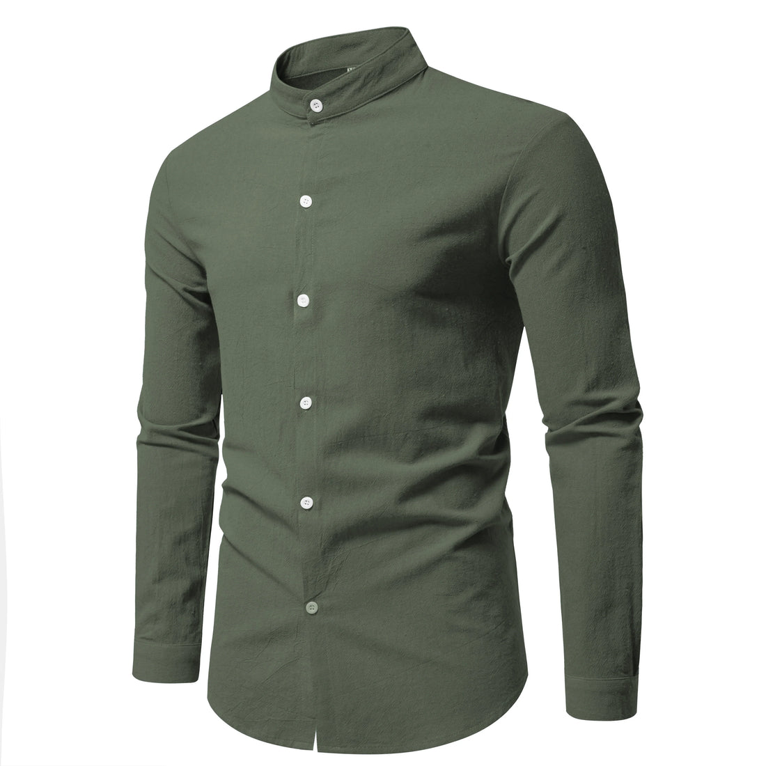 Nate - Stand Collar Shirt