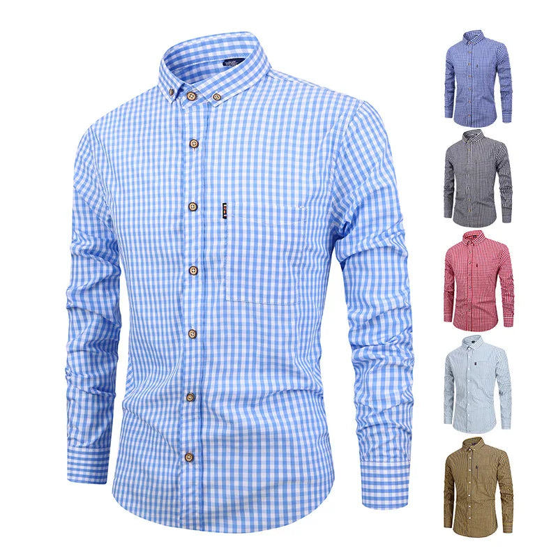 Jeff - Elegant Plaid Shirt