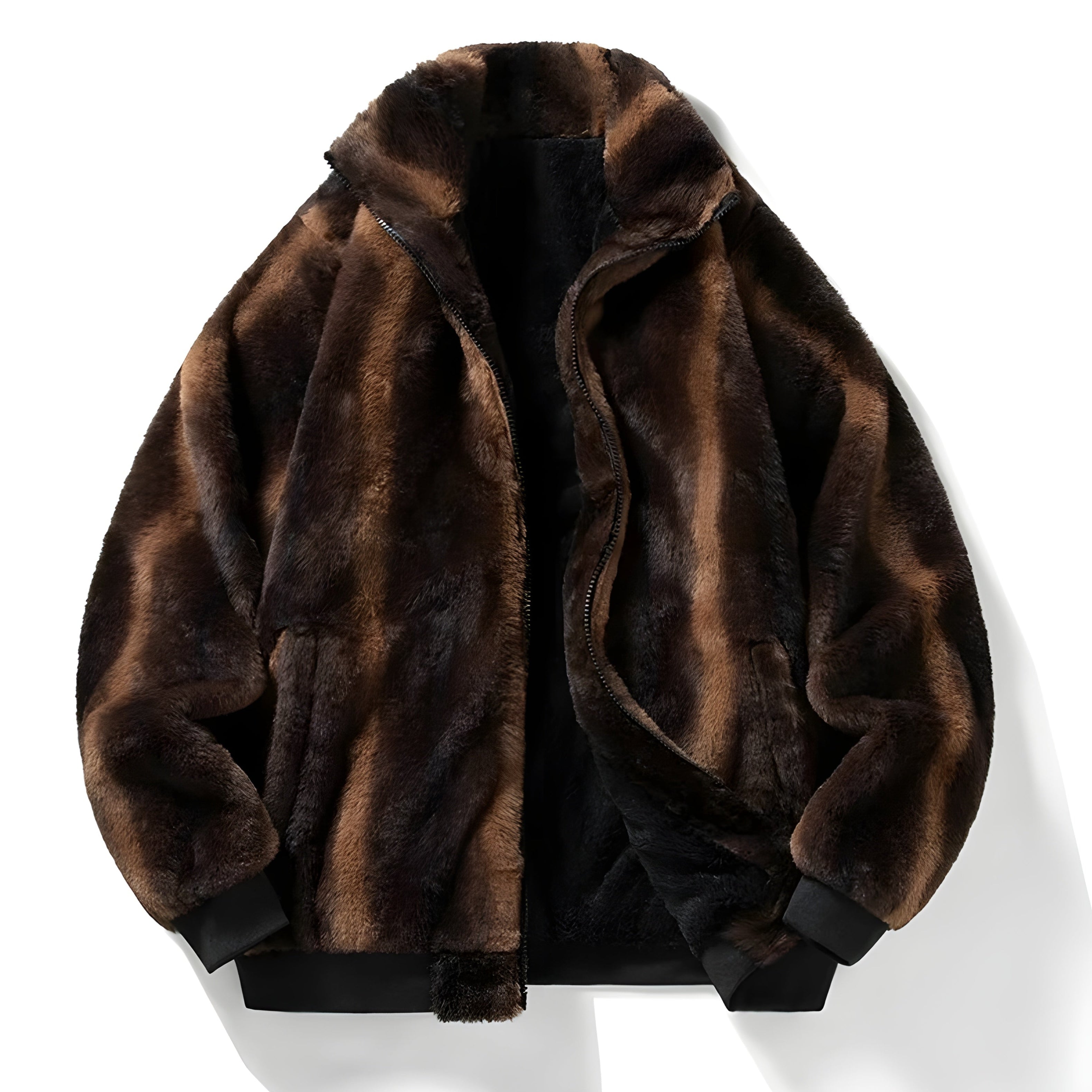 Retro Faux Fur Bomber