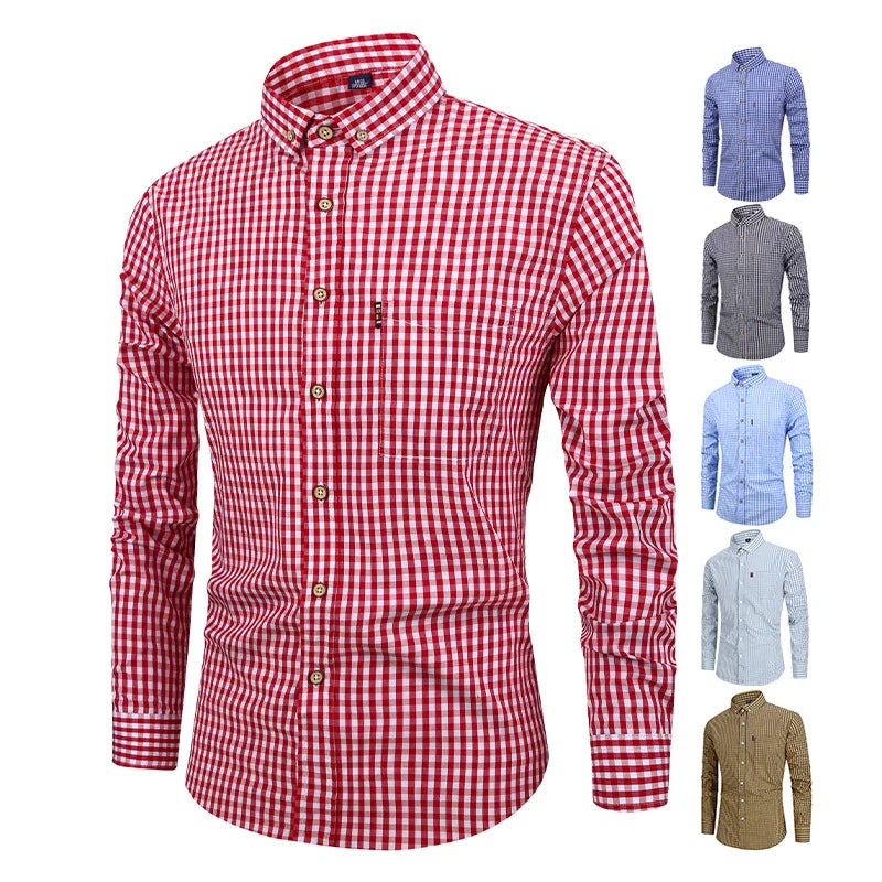 Jeff - Elegant Plaid Shirt