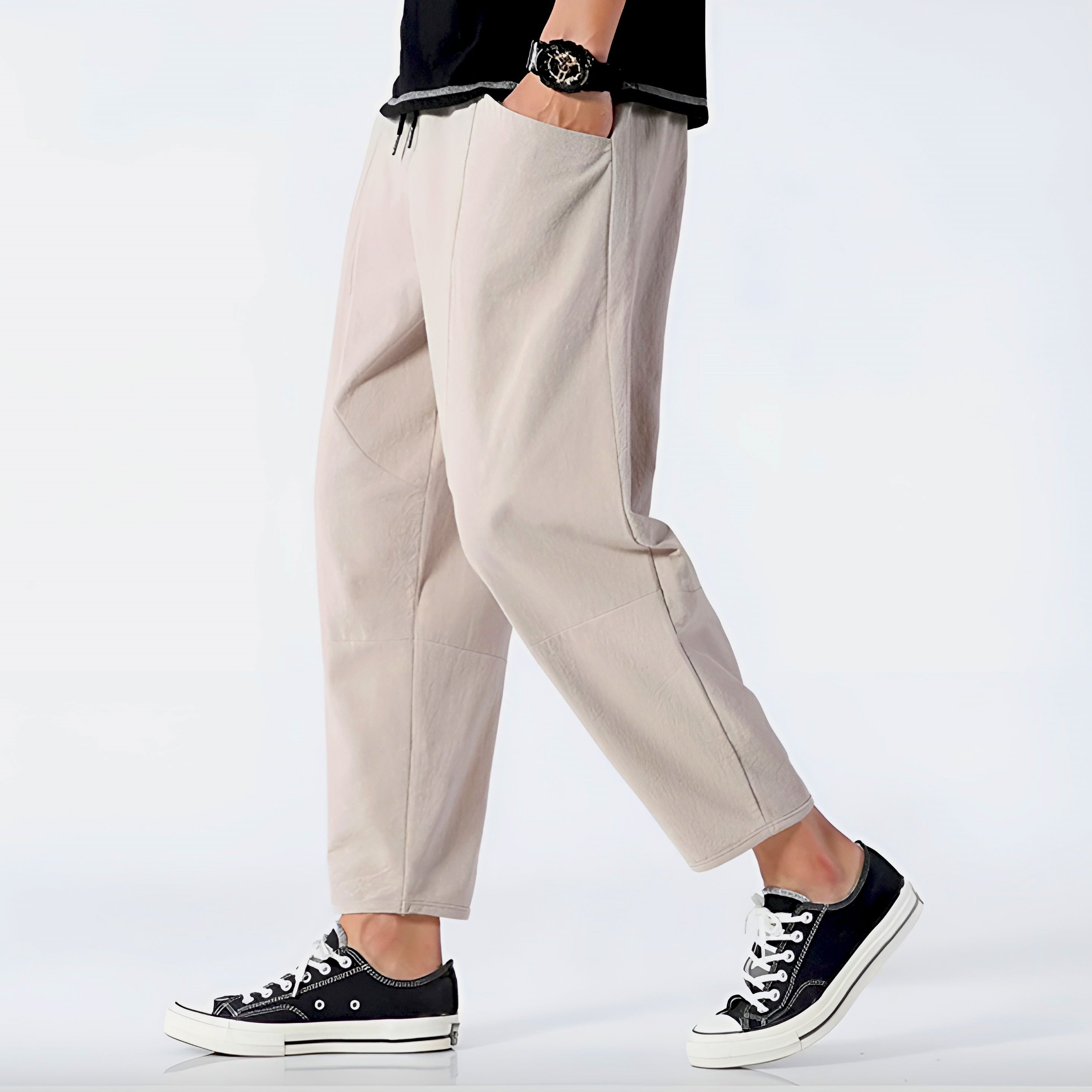 Urban - Cropped Cotton Pants