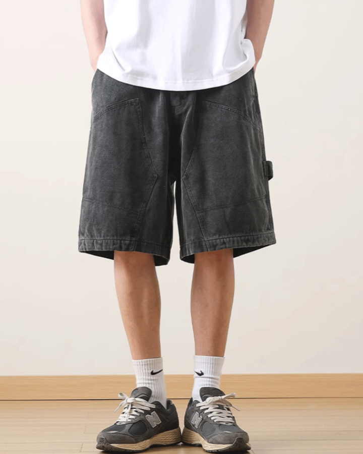 Washed Cargo Shorts