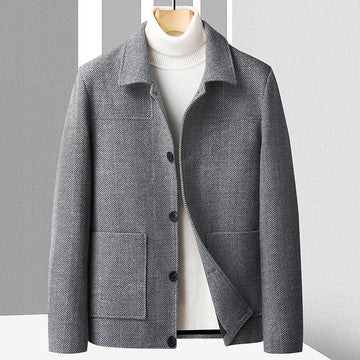 Marc Herringbone Short Coat