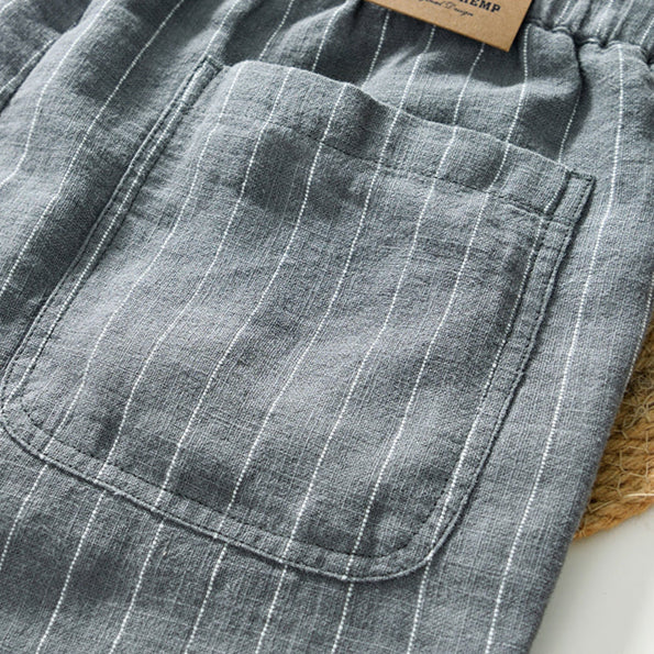 Coastline Cotton Linen Shorts