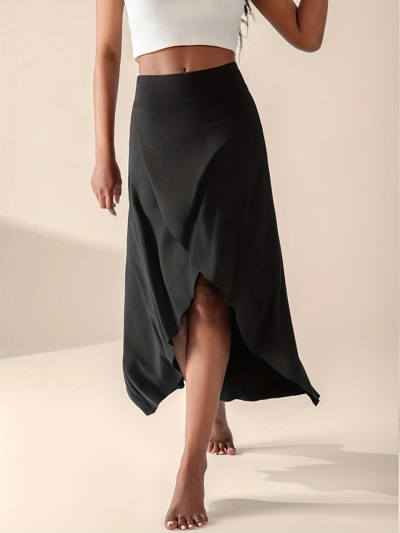 Movement Flared Wrap Skirt