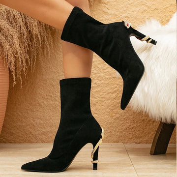 Medusa Rhinestone Crystal Boot