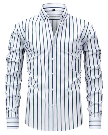 Bruce - Chic Striped Shirt